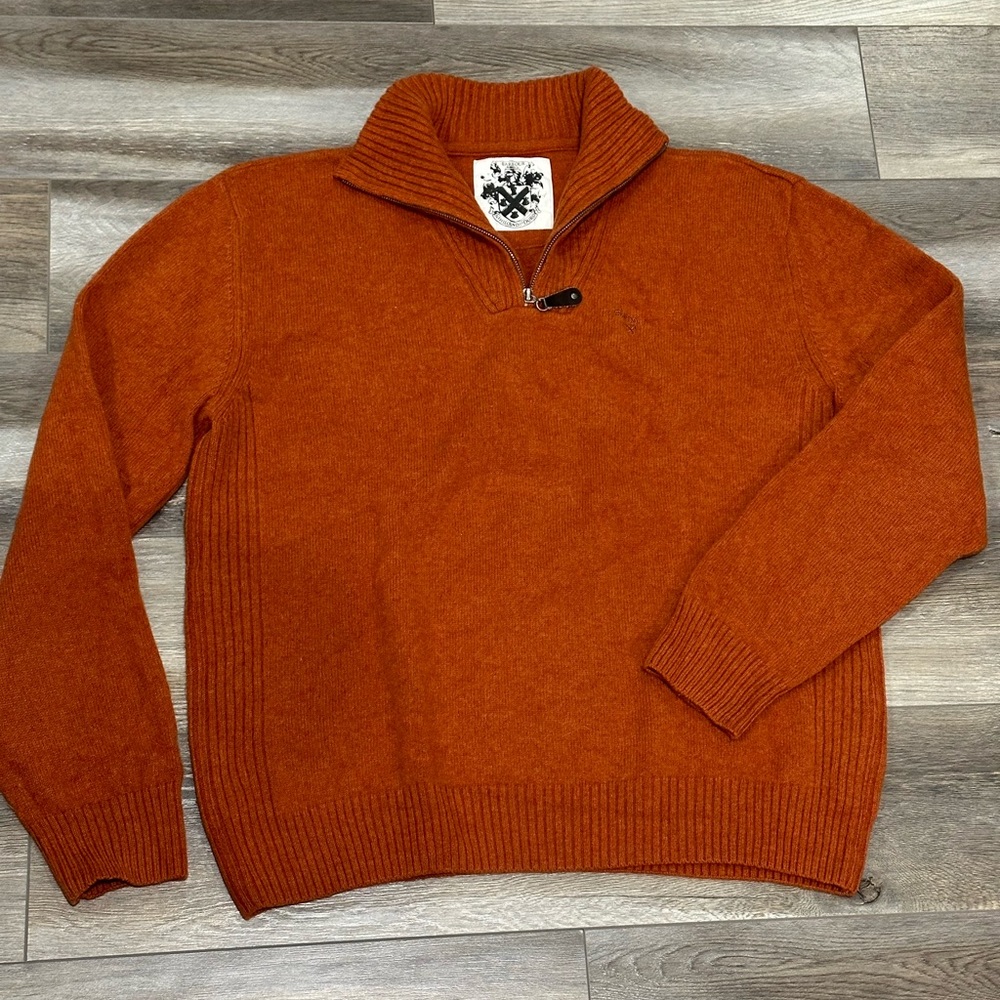 Barbour Chunky Lambswool Zip Pullover